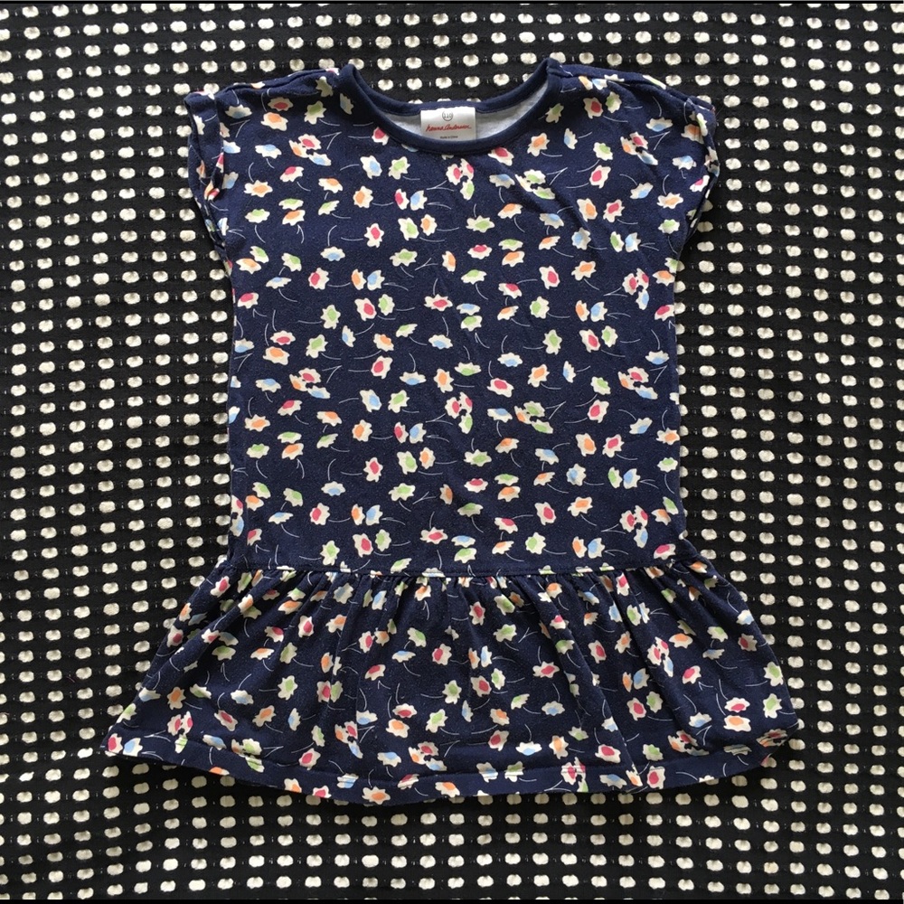 Hanna Andersson dress blue floral dress